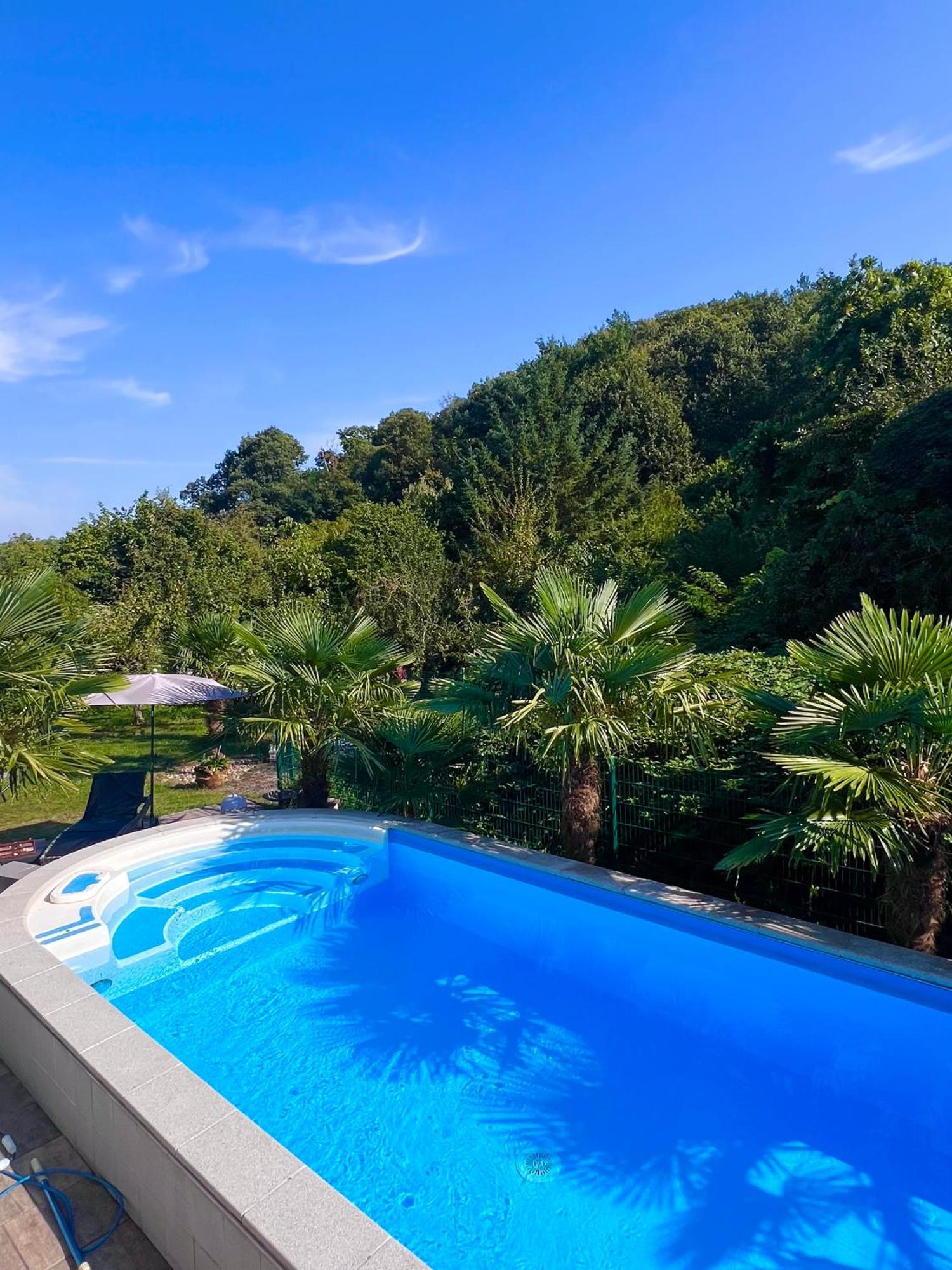 Privates Ferienhaus Mit Pool & Whirlpool Zentral In 巴特迪克海姆 外观 照片