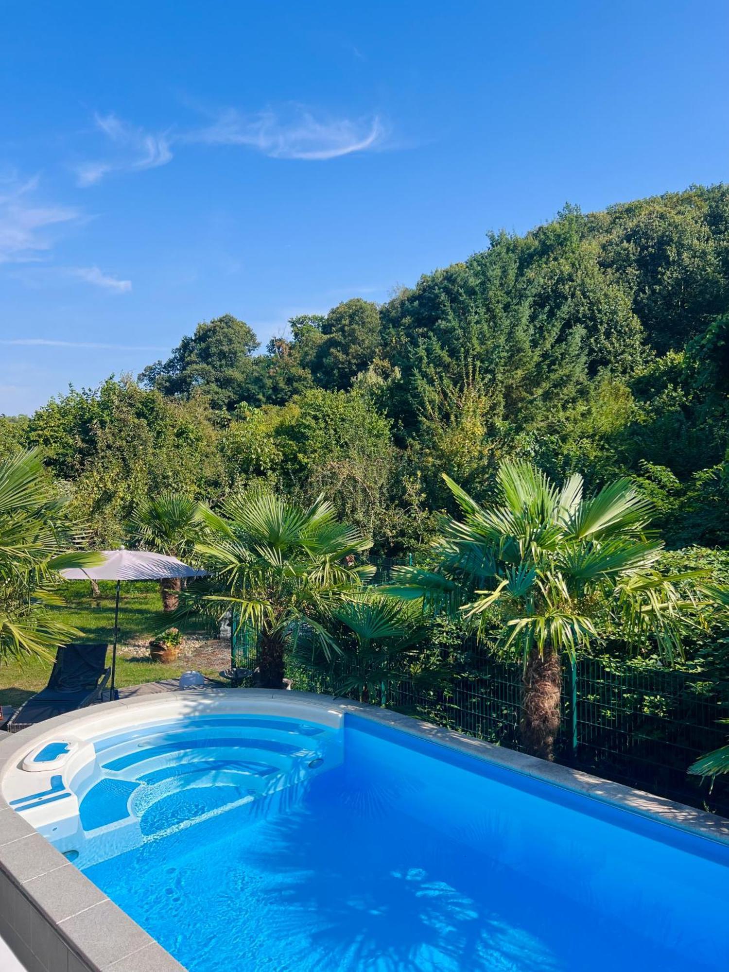 Privates Ferienhaus Mit Pool & Whirlpool Zentral In 巴特迪克海姆 外观 照片